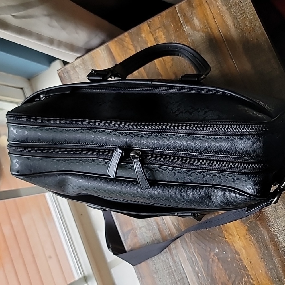 Coach Heritage Signature Embossed PVC Commuter - Picture 10 of 16